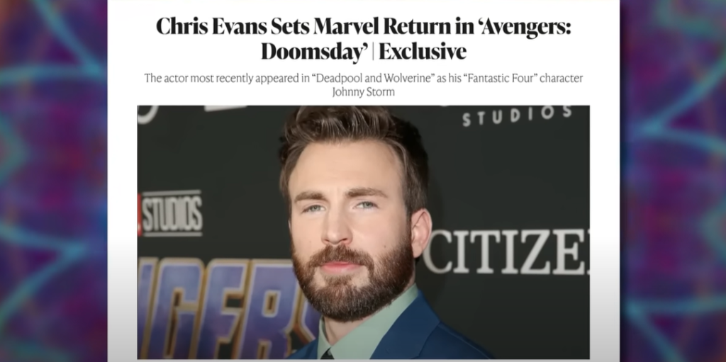 Chris Evans in Avengers Doomsday